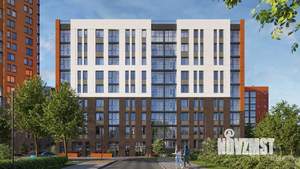 2-к квартира, строящийся дом, 56м2, 18/18 этаж