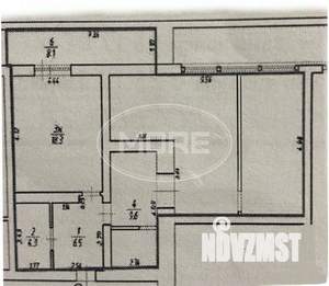 2-к квартира, вторичка, 78м2, 2/10 этаж