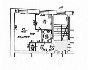 1-к квартира, вторичка, 31м2, 3/5 этаж