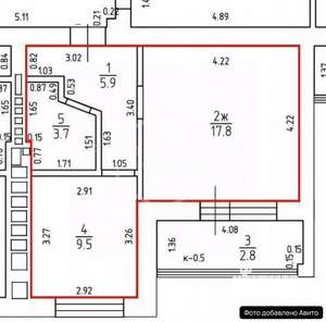 1-к квартира, вторичка, 39м2, 1/10 этаж