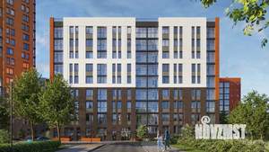 2-к квартира, строящийся дом, 56м2, 1/18 этаж