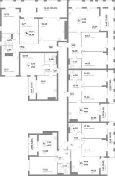 2-к квартира, вторичка, 82м2, 2/7 этаж