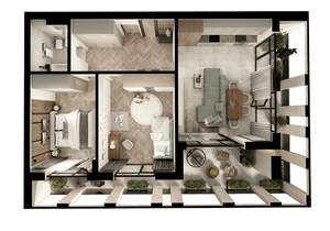 2-к квартира, вторичка, 82м2, 2/7 этаж