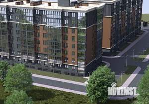 1-к квартира, строящийся дом, 37м2, 7/8 этаж