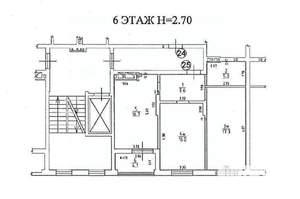 2-к квартира, вторичка, 64м2, 6/8 этаж