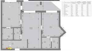 2-к квартира, вторичка, 80м2, 3/9 этаж