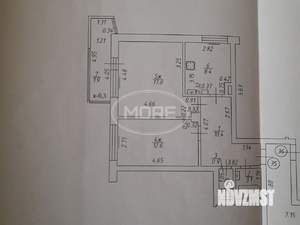 2-к квартира, вторичка, 55м2, 5/16 этаж