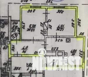 2-к квартира, вторичка, 44м2, 3/3 этаж