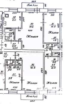 3-к квартира, вторичка, 56м2, 4/5 этаж