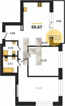3-к квартира, вторичка, 81м2, 3/9 этаж