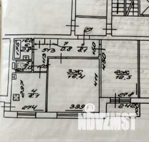 2-к квартира, вторичка, 50м2, 8/10 этаж