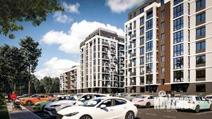 1-к квартира, строящийся дом, 34м2, 6/9 этаж