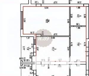 1-к квартира, вторичка, 47м2, 2/10 этаж