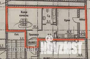 1-к квартира, вторичка, 49м2, 6/9 этаж