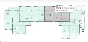 2-к квартира, вторичка, 69м2, 1/4 этаж