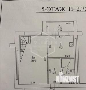 3-к квартира, вторичка, 84м2, 5/6 этаж