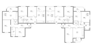 2-к квартира, сданный дом, 69м2, 1/4 этаж