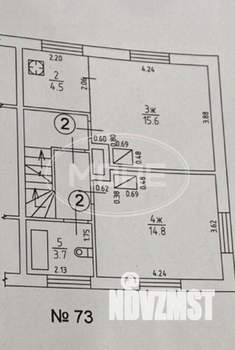 2-к квартира, вторичка, 39м2, 2/2 этаж