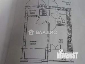 1-к квартира, сданный дом, 35м2, 4/10 этаж
