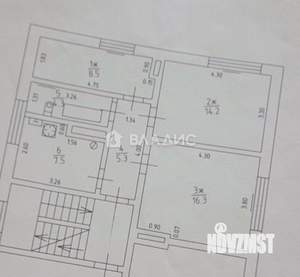 3-к квартира, вторичка, 56м2, 3/3 этаж