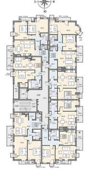 2-к квартира, вторичка, 73м2, 2/7 этаж