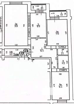 3-к квартира, вторичка, 97м2, 11/14 этаж