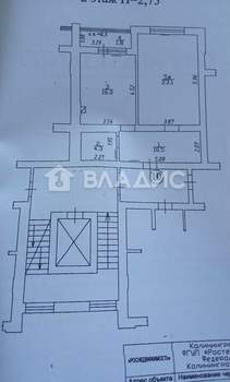 1-к квартира, вторичка, 58м2, 2/9 этаж