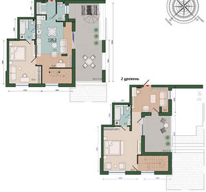 2-к квартира, вторичка, 135м2, 9/14 этаж