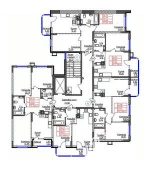 1-к квартира, строящийся дом, 40м2, 6/9 этаж