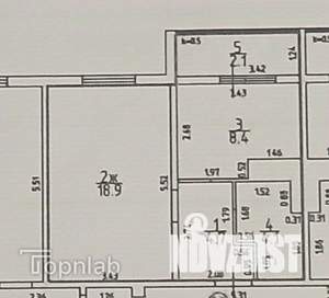 1-к квартира, вторичка, 40м2, 8/9 этаж