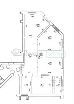 3-к квартира, вторичка, 83м2, 2/4 этаж