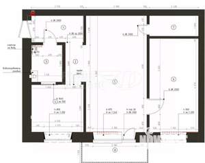 2-к квартира, вторичка, 44м2, 4/4 этаж