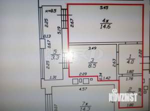 1-к квартира, вторичка, 37м2, 2/9 этаж