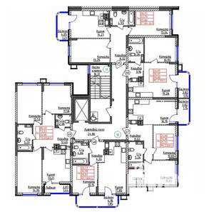 2-к квартира, строящийся дом, 55м2, 3/9 этаж